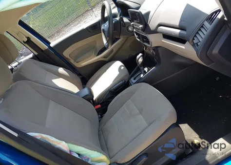 2019 Ford Ecosport S from USA, damaged, VIN MAJ3S2FEXKC268180